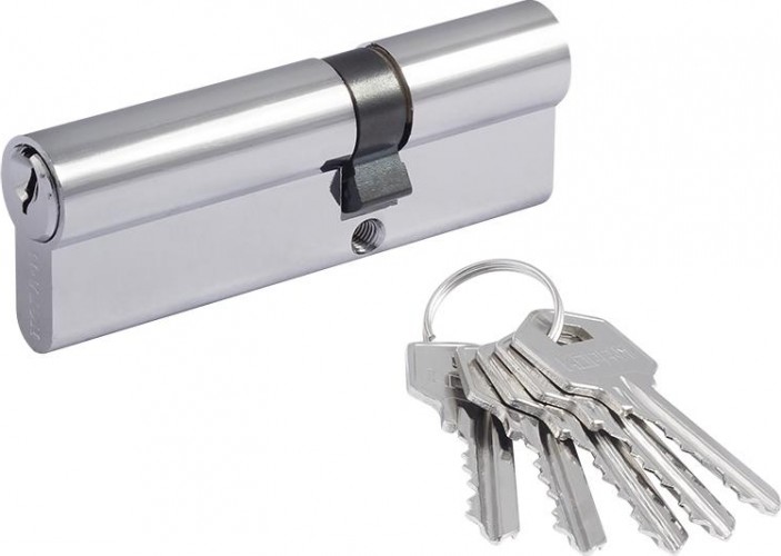 Личинка замка НОРА-М ЛУ-90 (55-35) ассиметр. "Хром" 11868