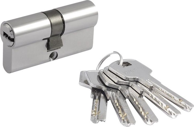 Личинка замка НОРА-М STD Al ЛП-60 (30-30) "Хром" 16599