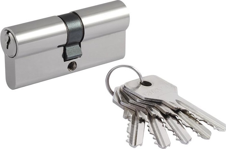 Личинка замка НОРА-М STD Al Л-70 (35-35) "Хром" 15275