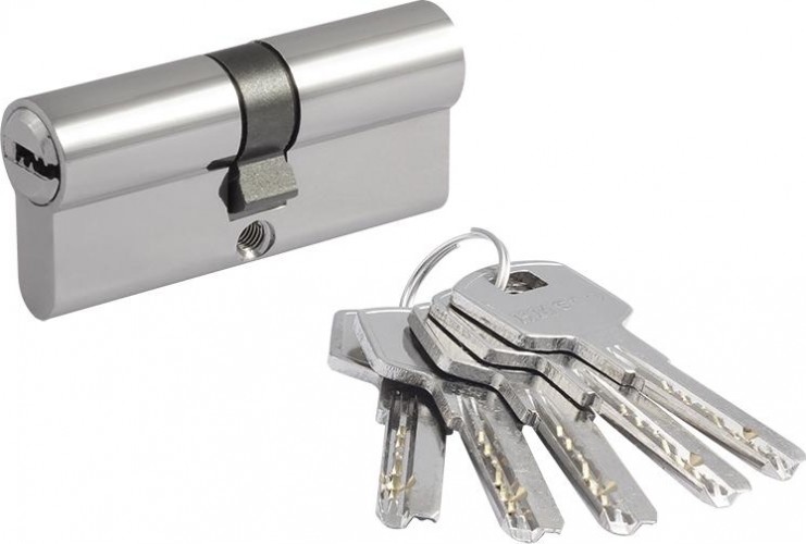 Личинка замка НОРА-М STD Al ЛП-70 (35-35) "Хром" 15538