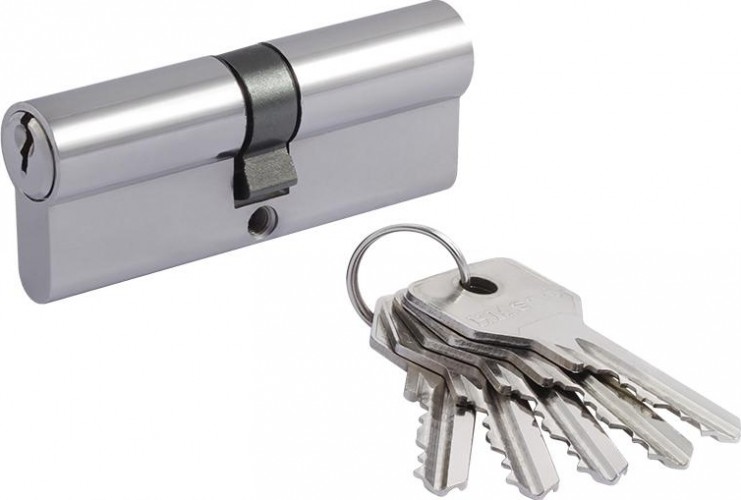 Личинка замка НОРА-М STD Z Л-80 (40-40) "Хром" 15283