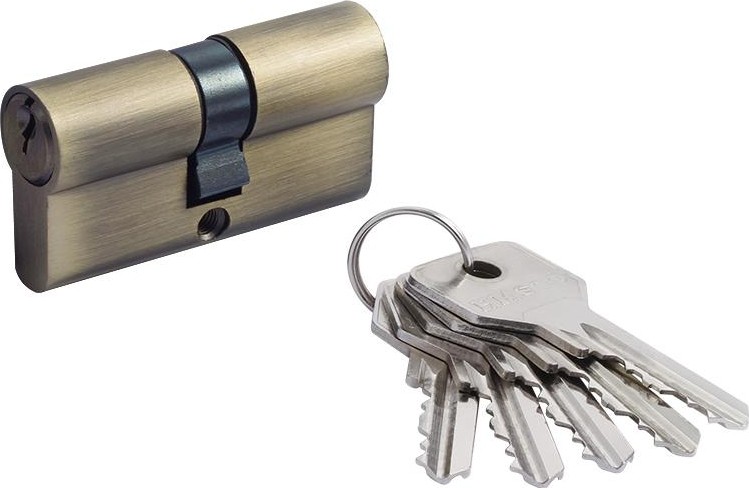 Личинка замка НОРА-М STD Z Л-60 (30-30) "Старая бронза" 15543