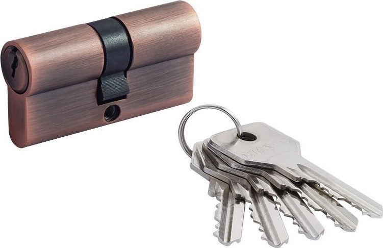 Личинка замка НОРА-М STD Z Л-60 (30-30) "Старая медь" 16552