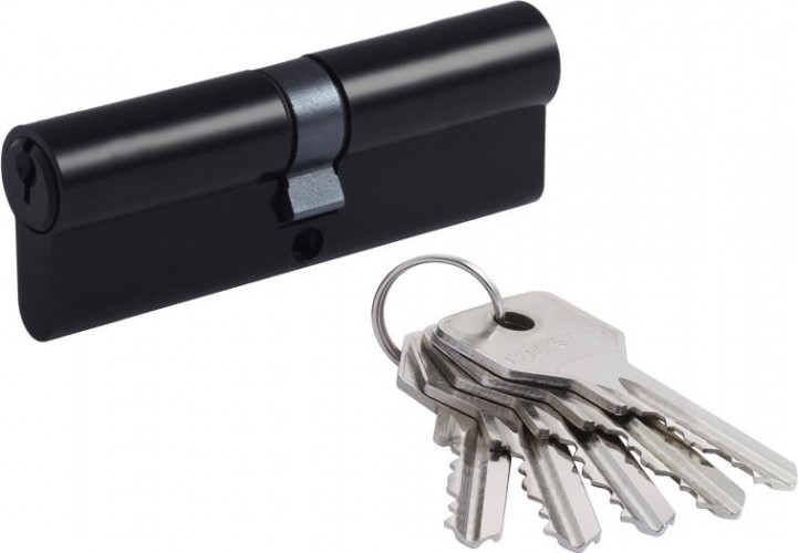 Личинка замка НОРА-М STD Z Л-90 (45-45) "Черная" 19011