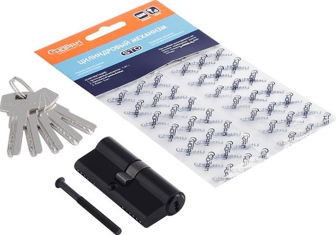 Личинка замка НОРА-М STD Z ЛП-70 (35-35) "Черная" 18968 - изображение 2