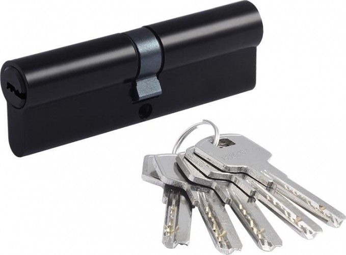 Личинка замка НОРА-М STD Z ЛП-100 (50-50) "Черная" 19102