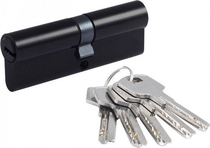 Личинка замка НОРА-М STD Z ЛП-90 (45-45) "Черная" 18901