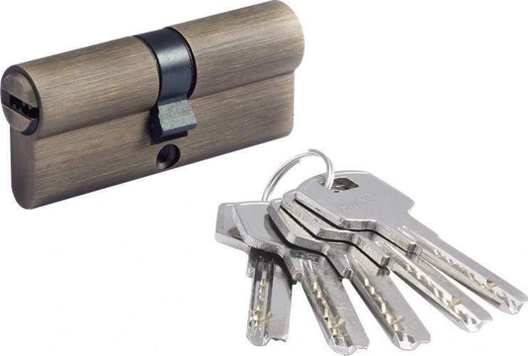 Личинка замка НОРА-М STD Z ЛП-70 (35-35) "Старая бронза" 18593