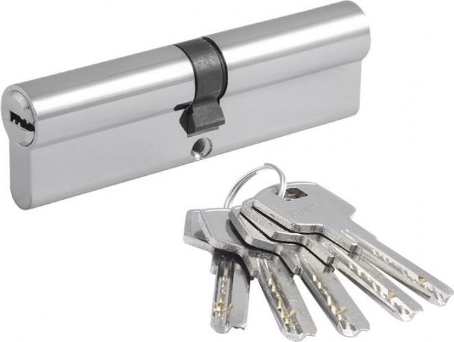 Личинка замка НОРА-М STD Z ЛП-120 (60-60) "Хром" 19108