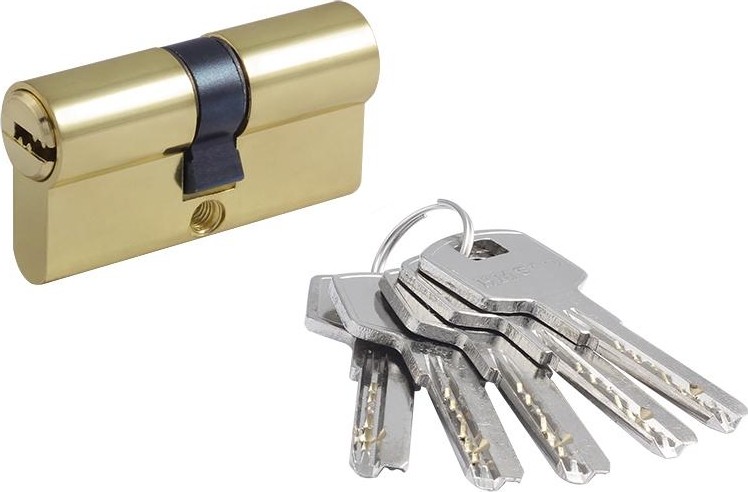 Личинка замка НОРА-М STD Z ЛП-60 (30-30) "Золото" 16100