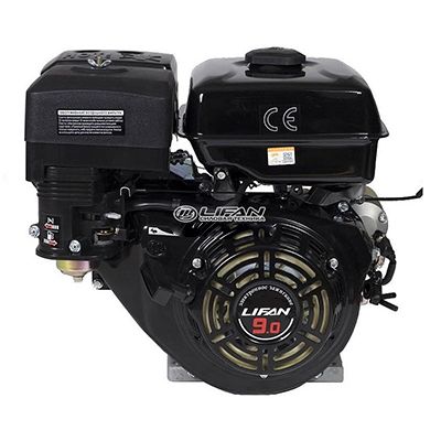 Двигатель бензиновый Lifan 177FD D25, 7А (крышка картера F-R)