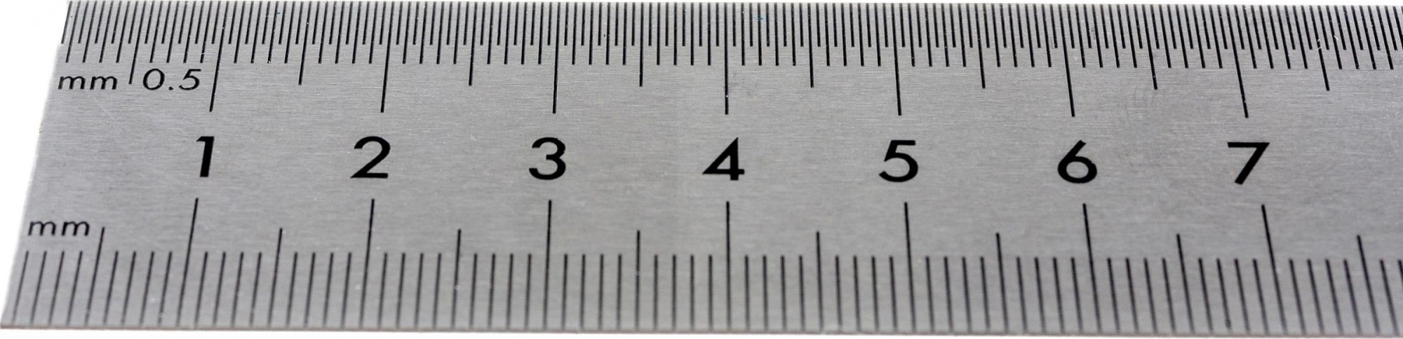 Линейка Biber 40162 300мм нерж. сталь, двухсторонняя шкала тов-172036 - изображение 2