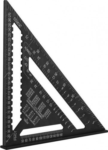 Линейка DEKO DKM12-17-12 алюминиевая треугольная 041-0262 - изображение 4