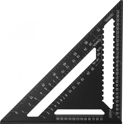Линейка DEKO DKM12-17-12 алюминиевая треугольная 041-0262 - изображение 3