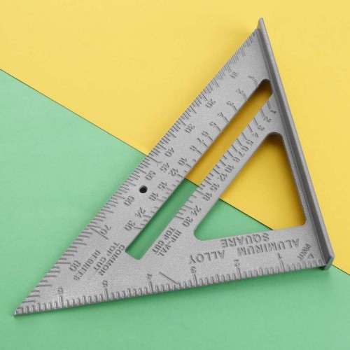 Линейка DEKO DKM180-255-185 алюминиевая треугольная 180/255/185мм 041-0220 - изображение 5