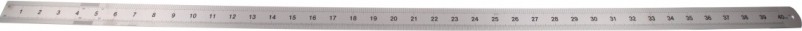 Линейка металлическая KING TONY 79063-40 35x1,2x1000 мм - изображение 2
