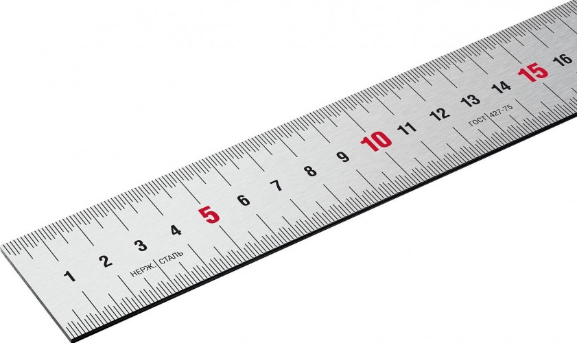 Линейка металлическая ЗУБР Про-50 усиленная, нержавеющая  34280-050