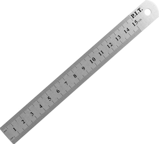 Линейка P.I.T. HSTR01-0150 из нерж.стали (150мм)