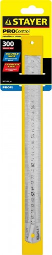 Линейка STAYER PROFI нержавеющая, двухсторонняя гравированная шкала, 0, 3427-030_z01