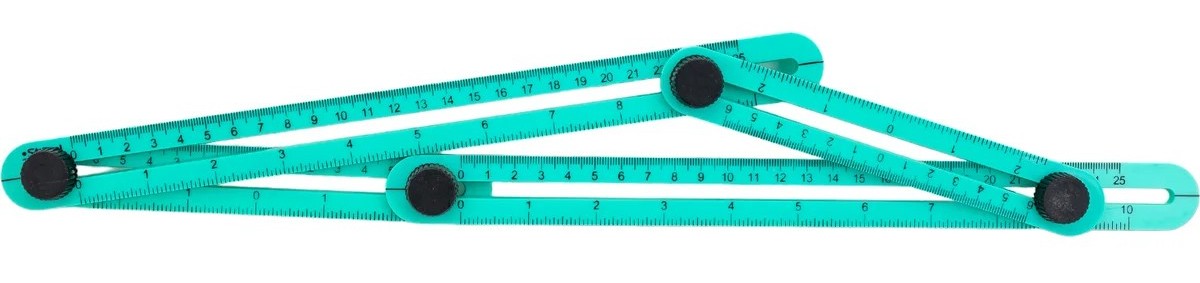 Линейка Sturm 2040-02-4 многофункциональная, копировальная, пластиковая 4 - изображение 3