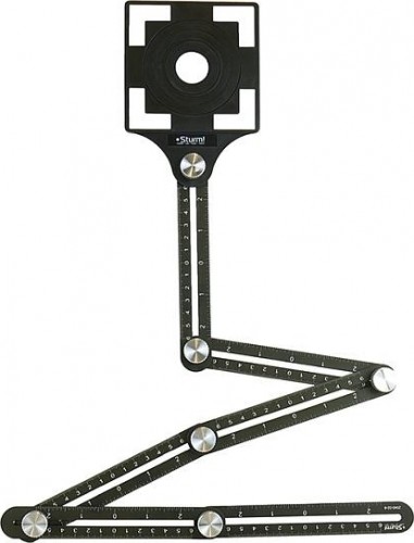 Линейка Sturm 2040-02-6 многофункциональная 6 частей + направляющая для ко - изображение 2