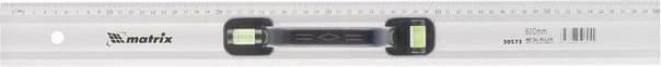 Линейка-уровень металлическая MATRIX 600 мм 30573 30573