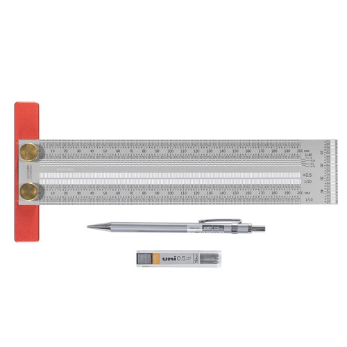 Линейка WOODWORK RUL-20T разметочная Т-образная 200 мм