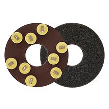 Алмазный пад Linolit #60/80 Hybrid-11,5-RT_PT 230 мм - изображение 2