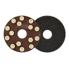 Алмазный пад Linolit #60/80 Hybrid-11,5-RT_PT 330 мм - изображение 2