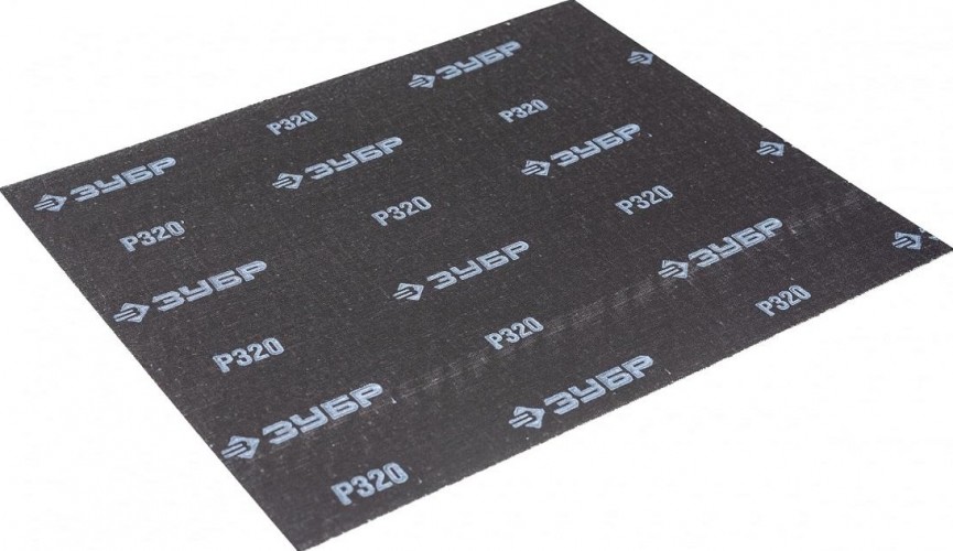 Лист шлифовальный ЗУБР МАСТЕР универсальный на тканевой основе, водостойкий, р32 35515-320 - изображение 3