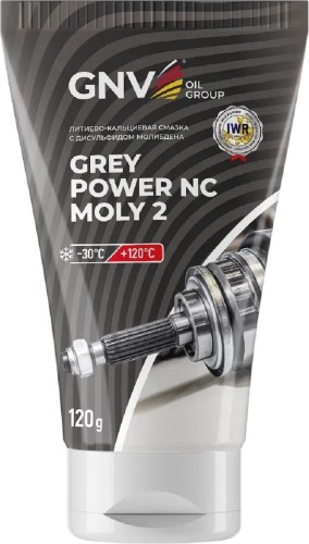 Литиево-кальциевая смазка GNV Grey Power NC Moly 2 120 гр GGMPNC31740201924EP120