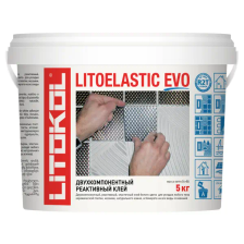 Клей для плитки реактивный Litokol Litoelastic Evo 5кг - изображение 5