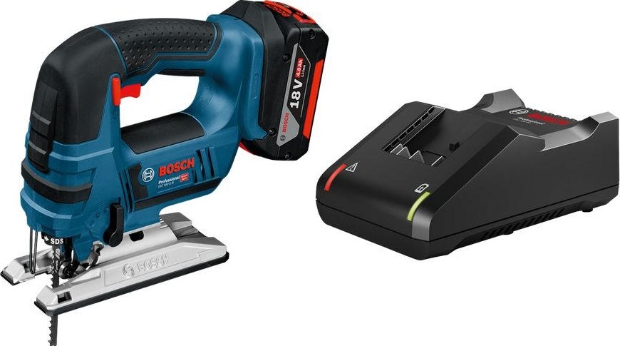 Лобзик аккумуляторный BOSCH GST 18 V-LI B 0615990M43 1х4,0Ач, картон - изображение 4