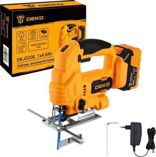 Лобзик аккумуляторный DEKO DKJS20E 20B, 1x4.0Aч 083-1124 - изображение 2