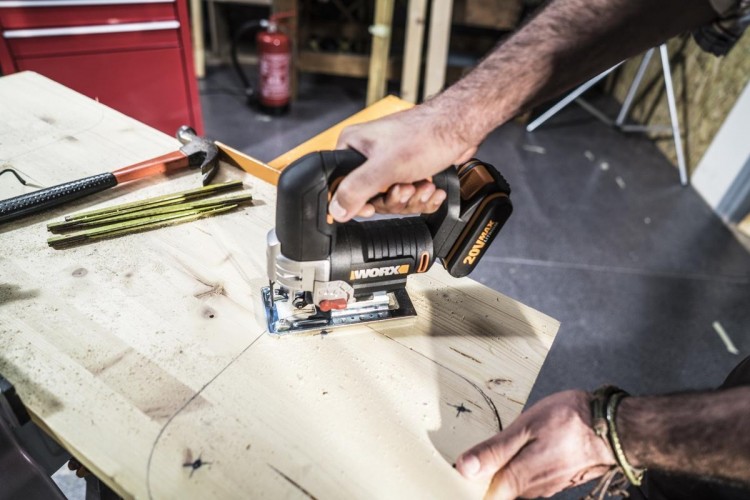 Лобзик аккумуляторный Worx W543.9 без АКБ и ЗУ WX543.9 - изображение 4