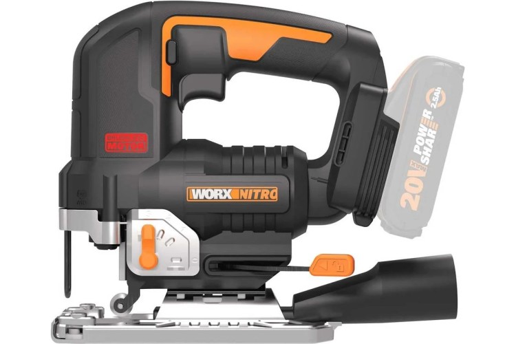 Лобзик аккумуляторный Worx WX542.9 бесщеточный, без АКБ и ЗУ - изображение 2