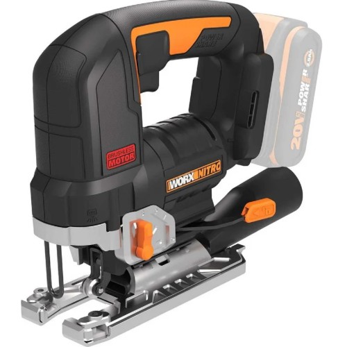Лобзик аккумуляторный Worx WX542.9 бесщеточный, без АКБ и ЗУ