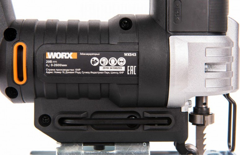Лобзик аккумуляторный Worx WX543 w543 - изображение 2