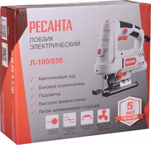 Лобзик электрический Ресанта Л-100/850 75/9/4 - изображение 5