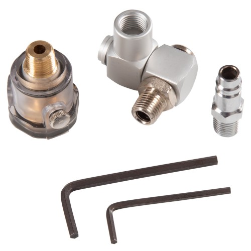 Лобзик пневматический MIGHTY SEVEN QD-291N 10 мм ход полотна, 9000 ход/мин, с набором принадл - изображение 2