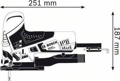 Лобзик сетевой BOSCH GST  90 Е 060158G000 Кейс - изображение 3