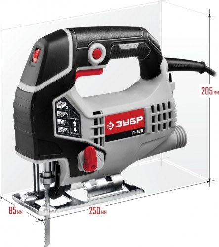 Лобзик сетевой ЗУБР Л-570 - изображение 2