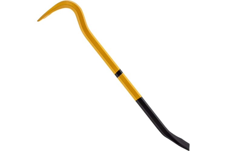 Лом-гвоздодер Denzel Сталь 65 450 мм, шестигранный 16 мм, окрашенный 25202 - изображение 3