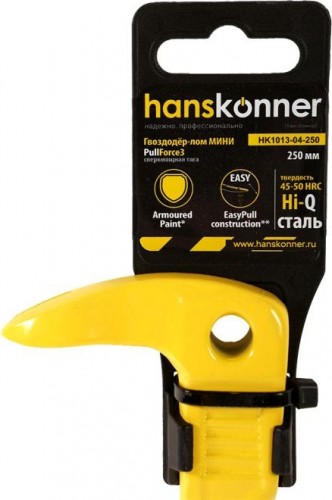 Лом-гвоздодер HANSKONNER HK1013-04-250 мини, 250x23x9 мм - изображение 3