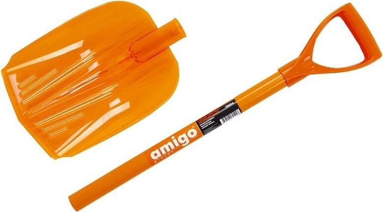 Лопата автомобильная для уборки снега Amigo Grande съемный алюминиевый черенок. 78004 - изображение 2