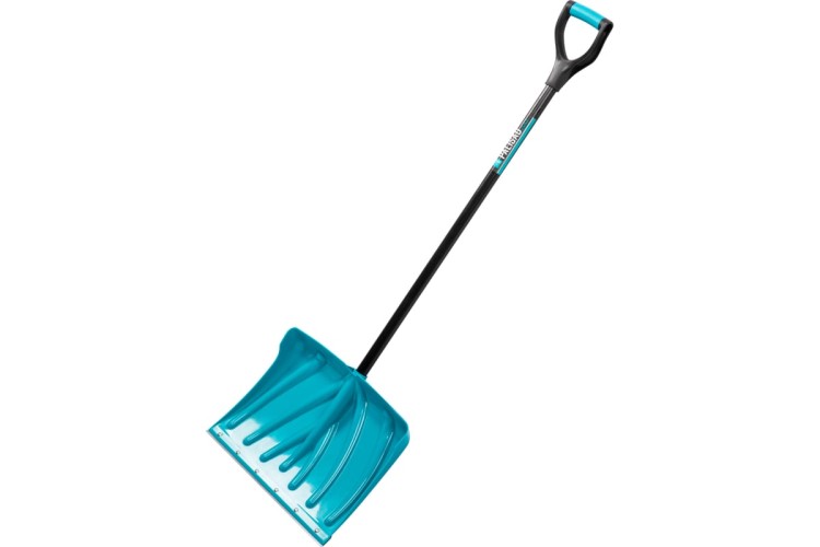 Лопата для уборки снега PALISAD LUXE 615915 пластиковая, 460х335х1300 мм, металлопластиковый ч 615915