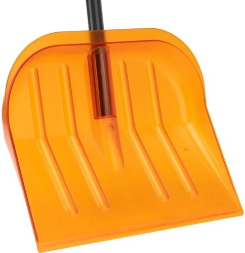 Лопата для уборки снега СИБРТЕХ 61655 поликарбонат, стальной черенок, усиленная - изображение 3