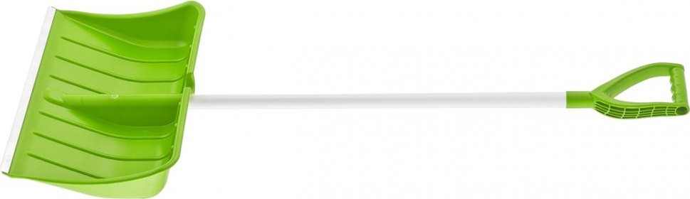 Лопата для уборки снега СИБРТЕХ пластиковая алюминиевый черенок 61493 61493