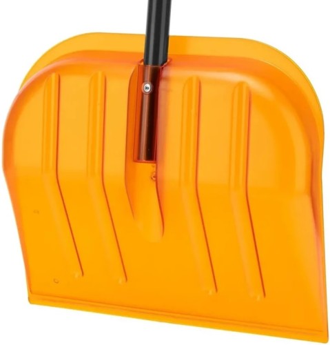 Лопата для уборки снега СИБРТЕХ 61655 поликарбонат, стальной черенок, усиленная - изображение 4