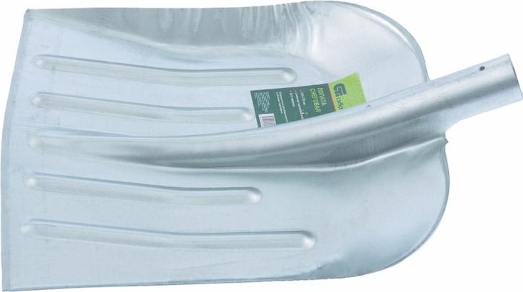 Лопата для уборки снега СИБРТЕХ стальная оцинкованная, 330 х 365 мм 61536 61536